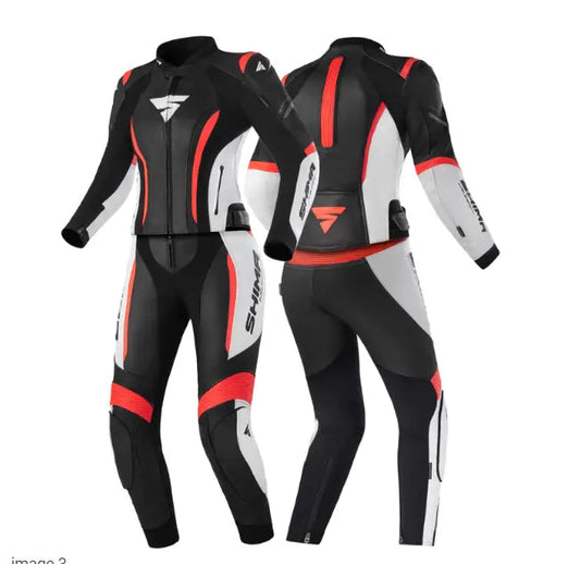 SHIMA WOMEN BIKER MOTO GP MOTORCYCLE MOTORBIKE COWHIDE LEATHER RACING CE-RATED SUIT